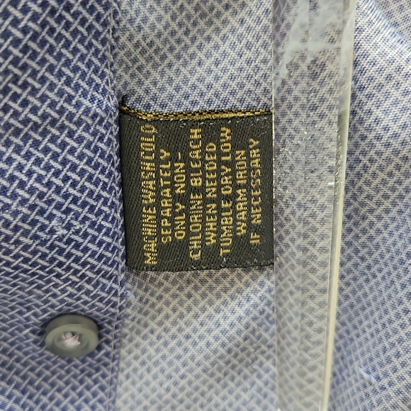 Black Label By Ruffini Button Down Shirt Slim Fit Medium Vintage - Picture 8 of 8